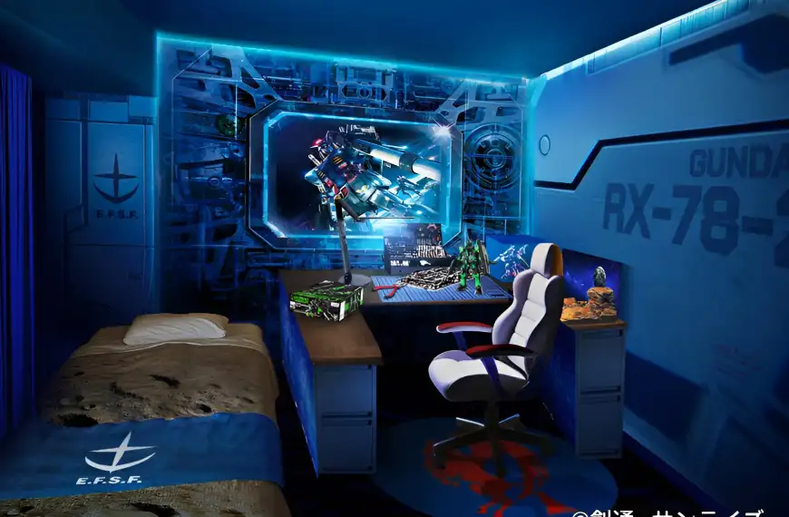 gundam gunpla whg hotel room collab 1 wide