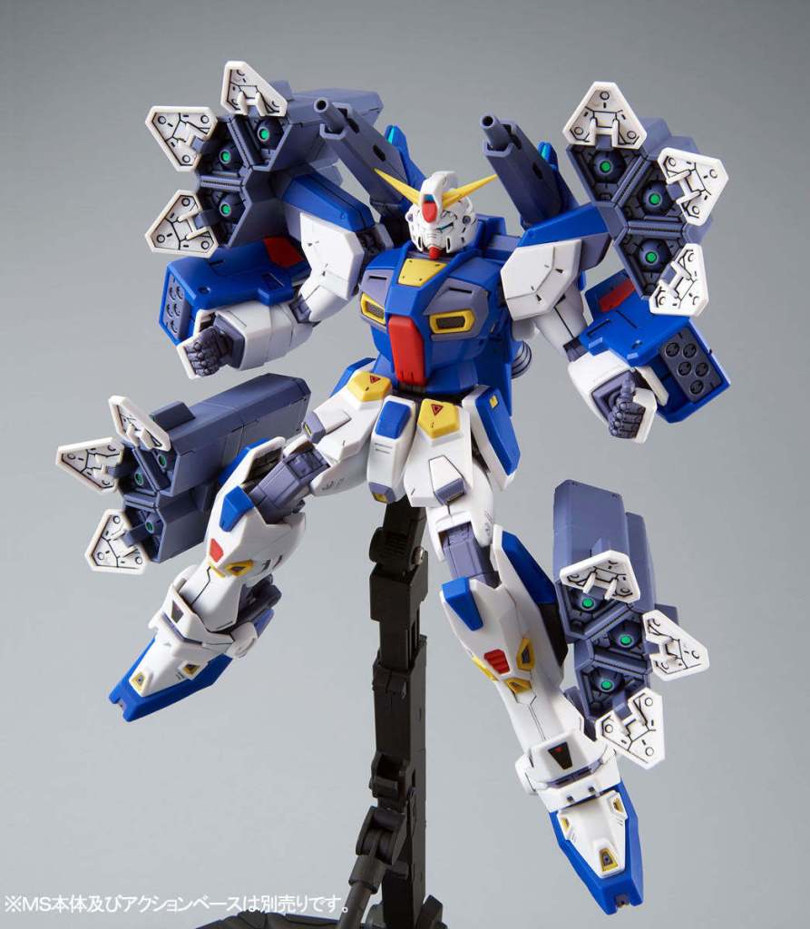 gunpla MG 1100 Gundam F90 Mission Packs b type & k type 3