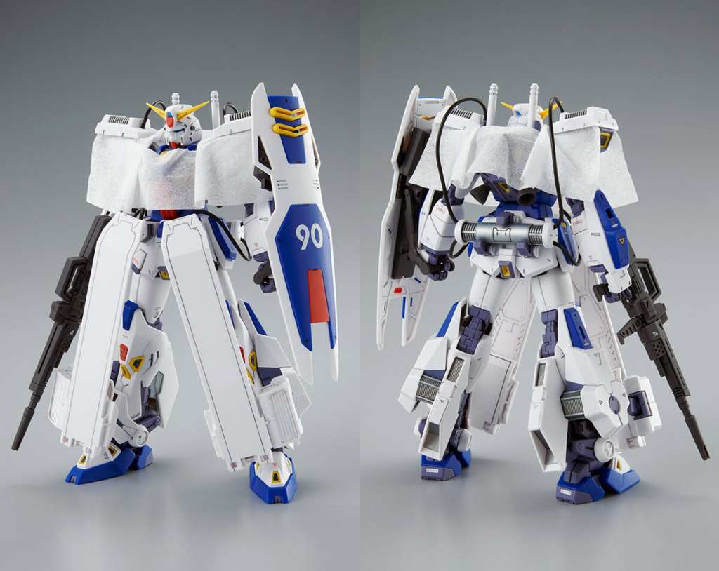 gunpla MG 1100 Gundam F90 Mission Packs c type & t type 2
