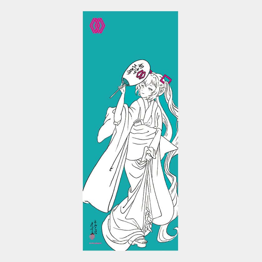 hatsune miku kyoto tenugui 1