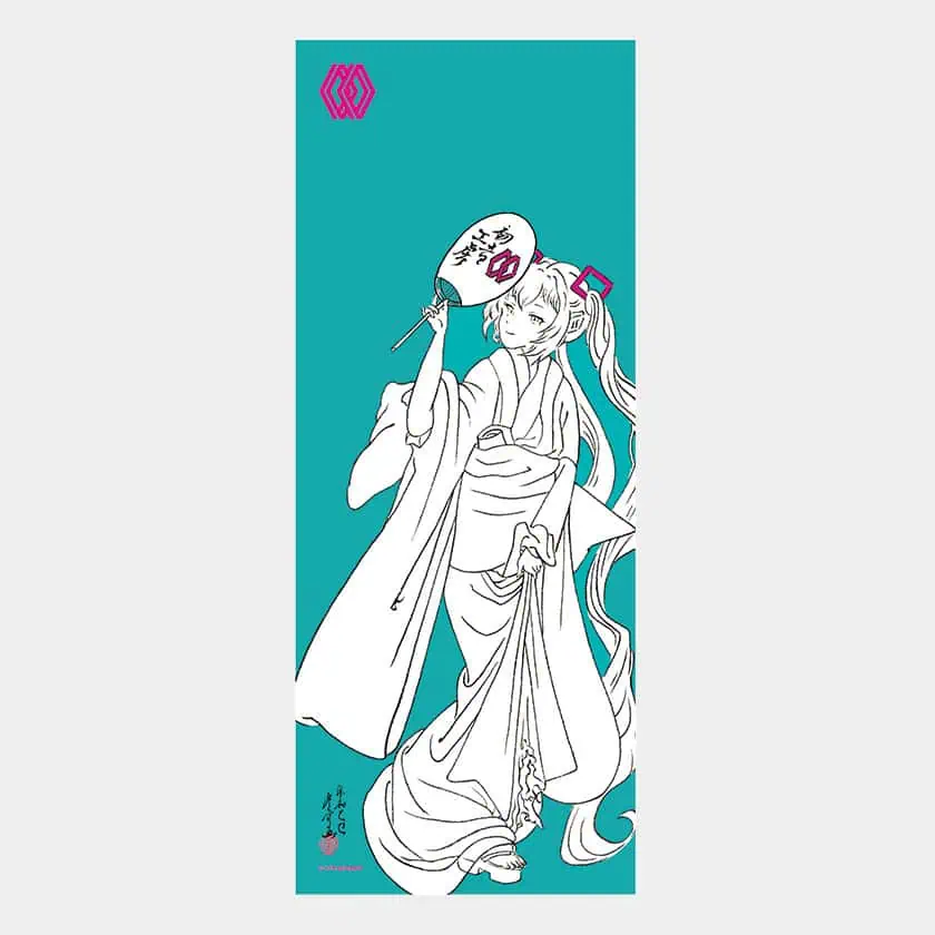 hatsune miku kyoto tenugui 1