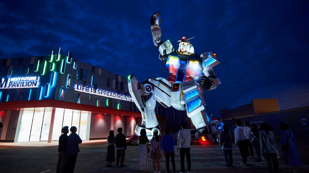 insinde gundam pavilion 1