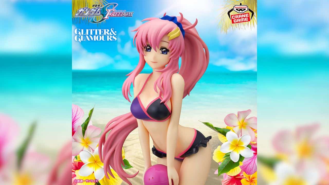 New Gundam SEED prize figure features Lacus Clyne in a swimsuit