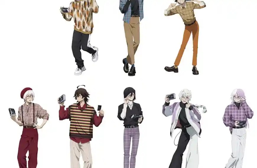 "Photoshoot" themed Bungo Stray Dogs pop up shop to open in stores across Japan this August