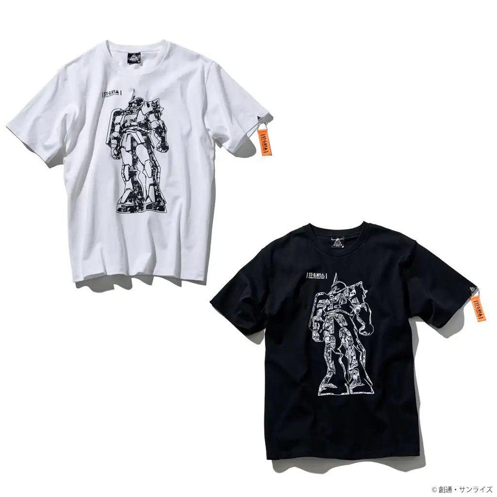 New Gundam T-shirt collection blends mobile suits with
