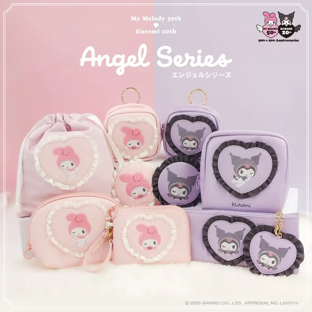 My Melody and Kuromi show off their angelic sides for exclusive