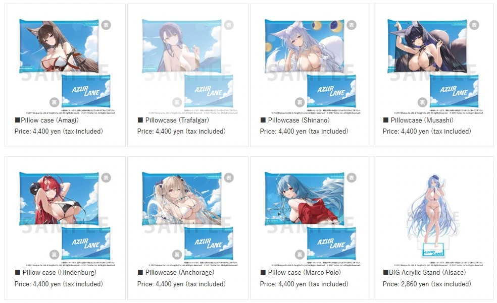 Azur Lane pop up shop 2