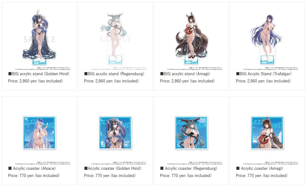 Azur Lane pop up shop 3