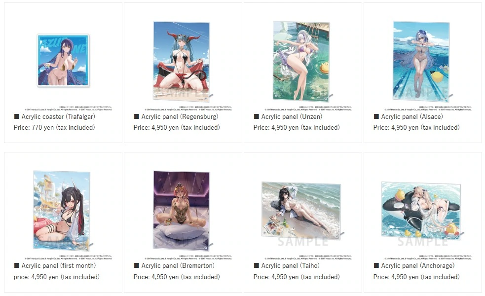 Azur Lane pop up shop 4