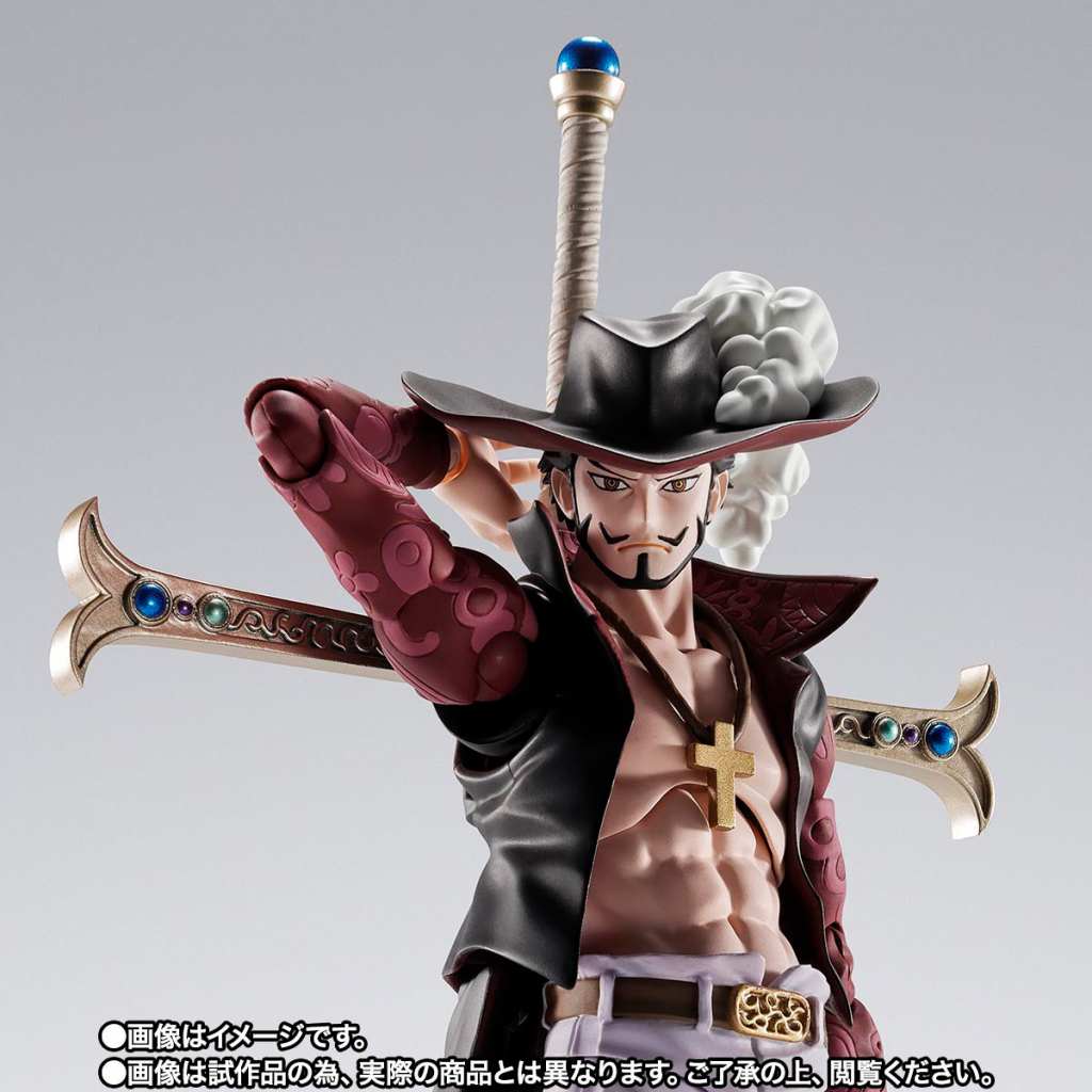 Dracule Mihawk is the latest One Piece S.H.Figuarts figure