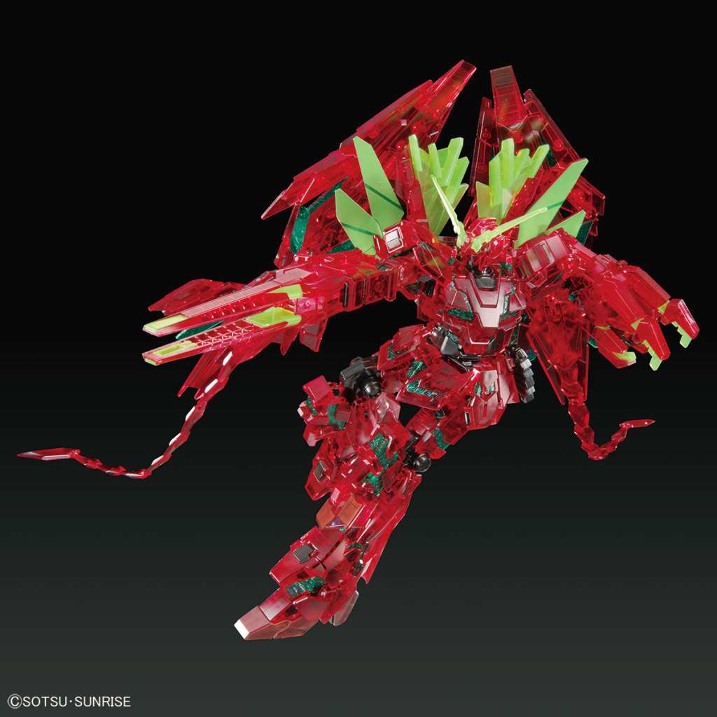 Exclusive new clear color Gundam Unicorn model kit will only be