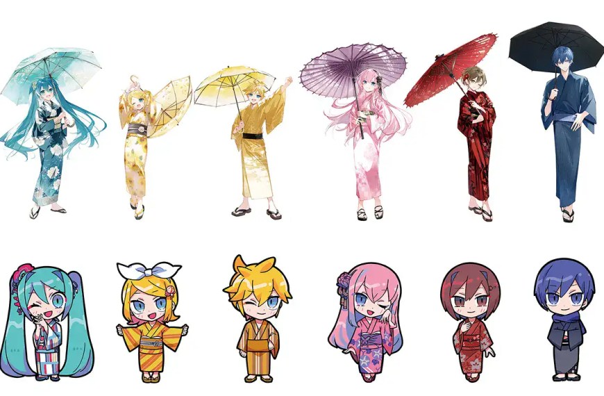 Hatsune Miku Yukata merch collection