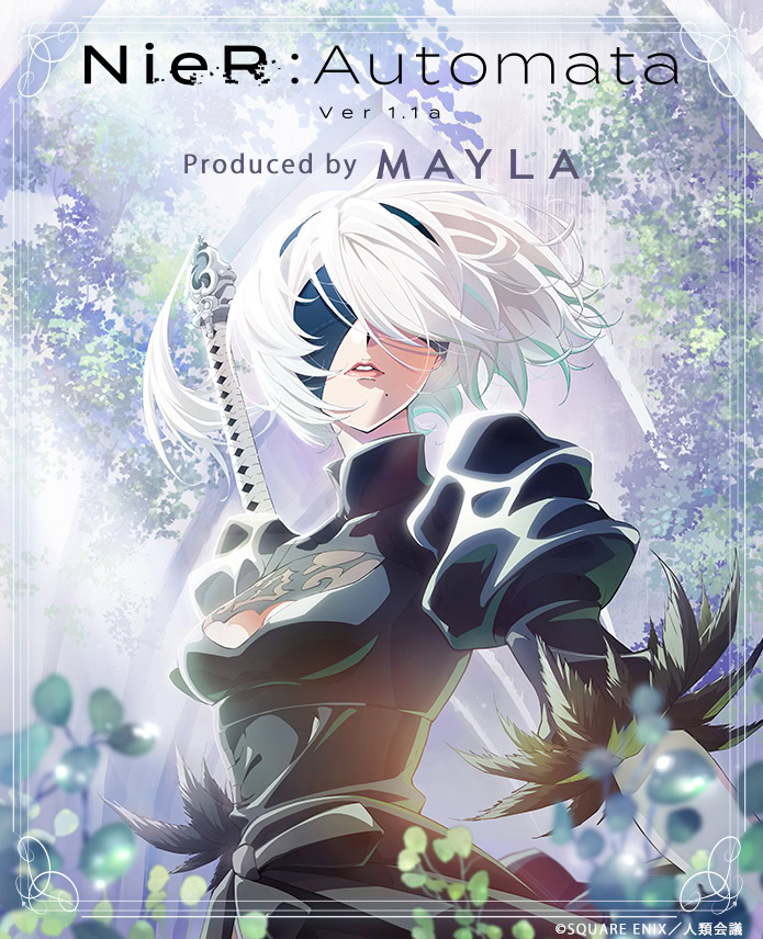 NieR:Automata コースター　コラボ NieR:Automata Ver1.1a』×極楽湯・RAKU SPA(らくスパ)コラボ