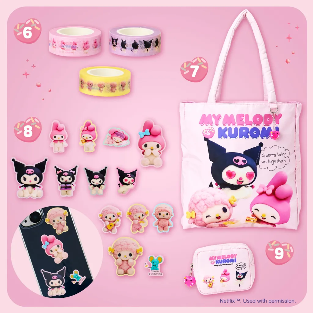 My Melody & Kuromi's Netflix series gets a full merch collection