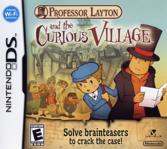Professor Layton and the Curious Village NA Boxart