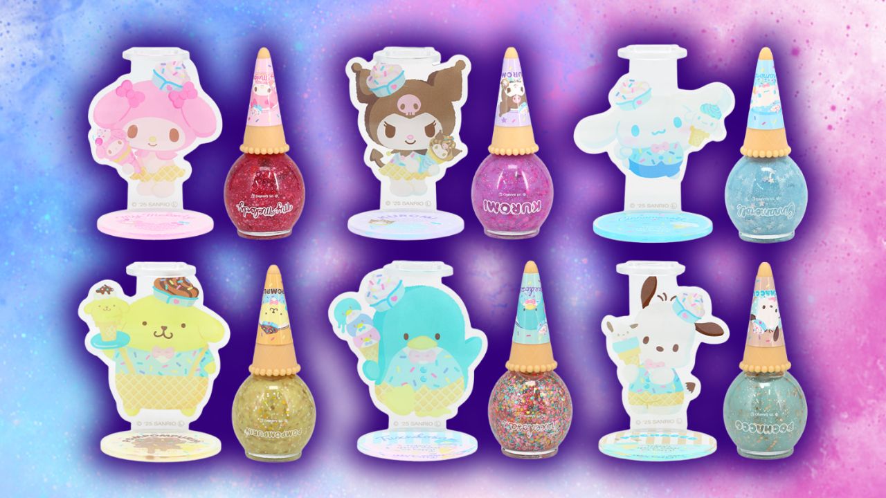 Sanrio releases sweet new ice-cream themed blind box nail polish range