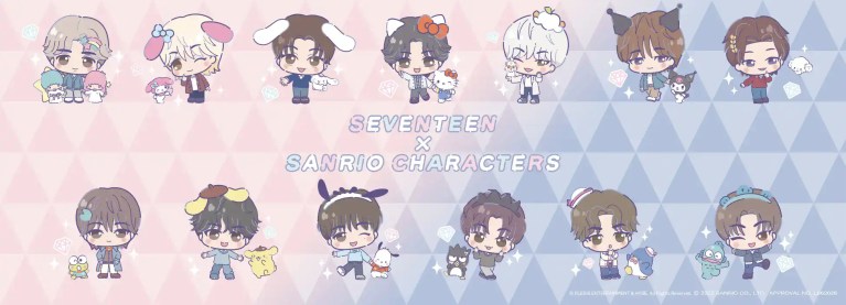 SEVENTEEN and SANRIO