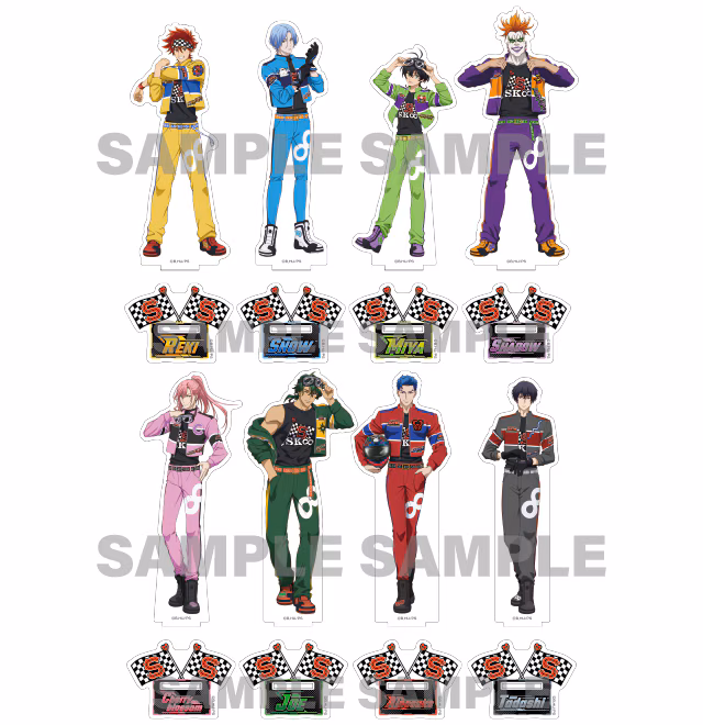 SK8 the Infinity racing themed collab 3