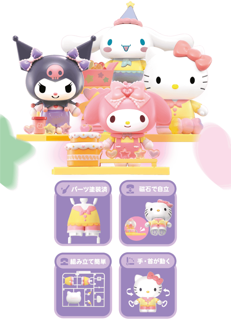 Sanrio Candy Factory Model Kits 11