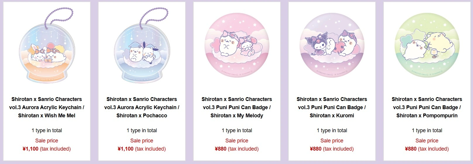 Shirotan x Sanrio pop up shop 3