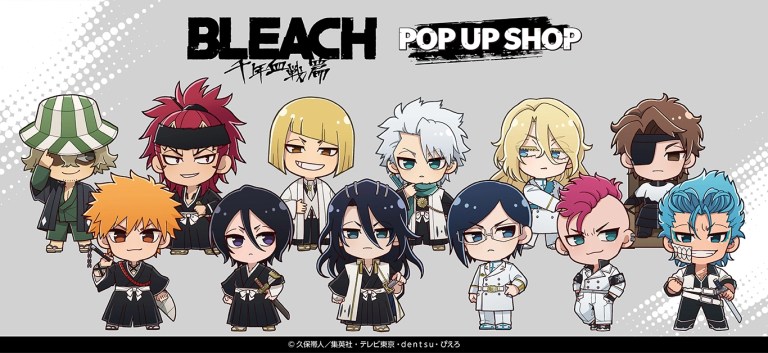 BLEACH pop up shop now open in Tokyo and Osaka