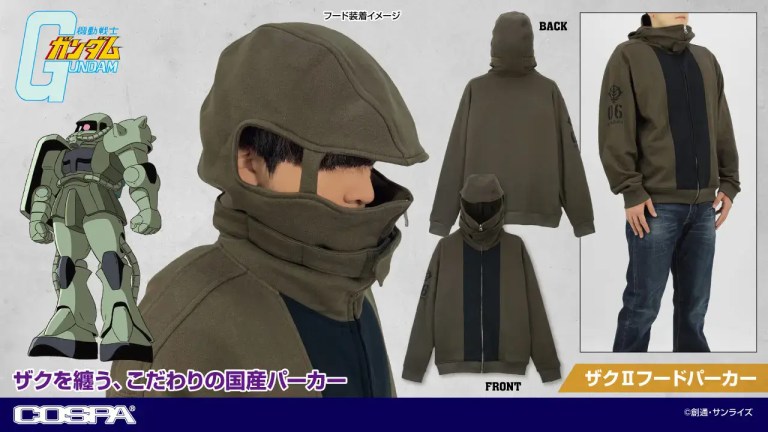 cospa zaku hoodie jacket gundam 1