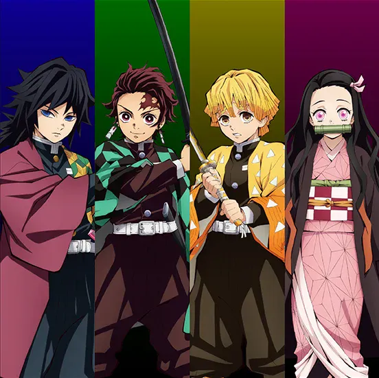 demon slayer giyu tanjiro zenitsu nezuko