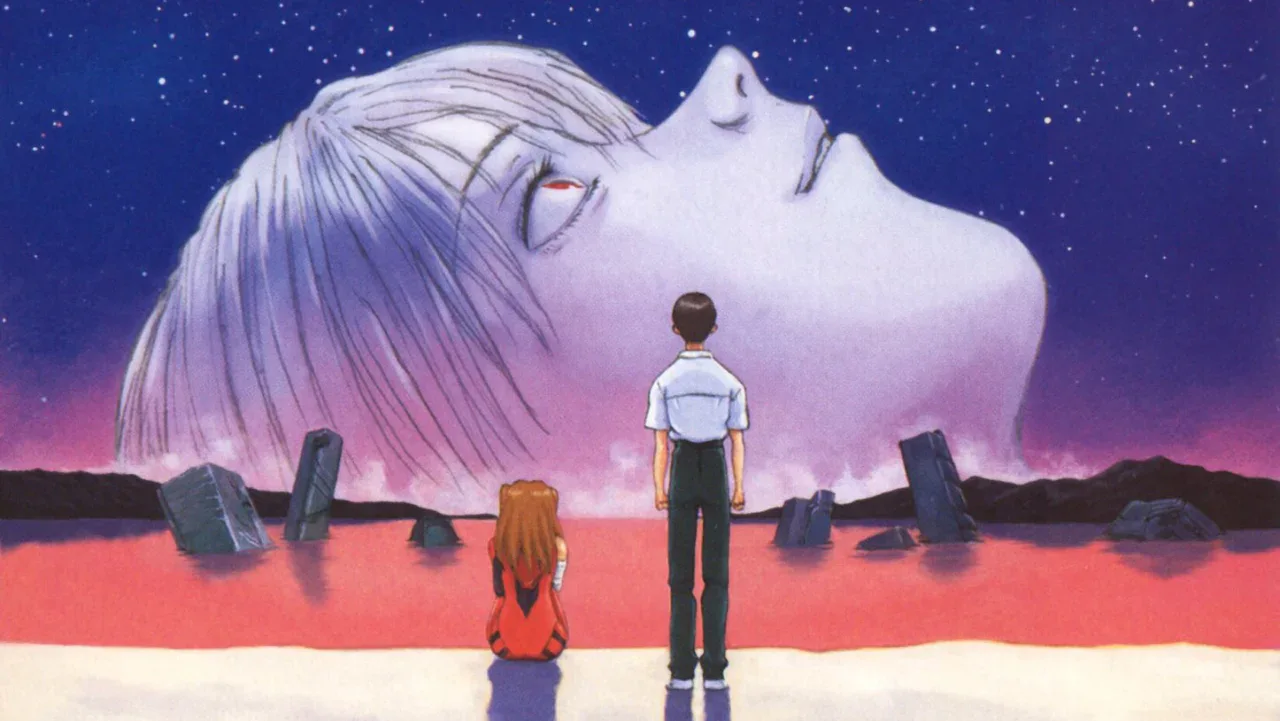 end of evangelion key art