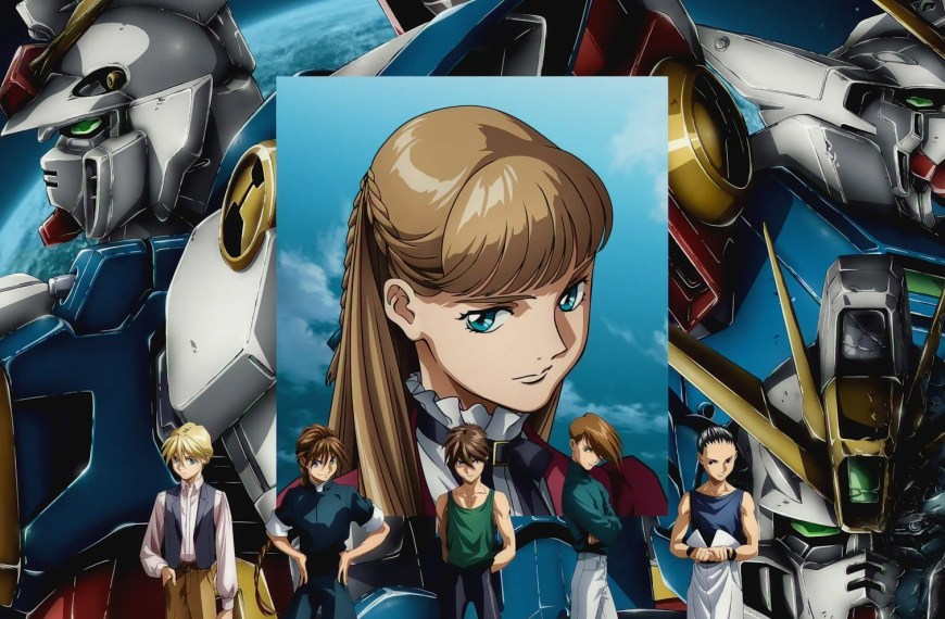 gundam wing 30th new key art