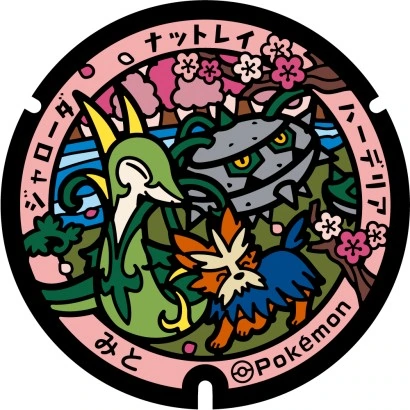 ibaraki pokelids pokemon manhole covers 1