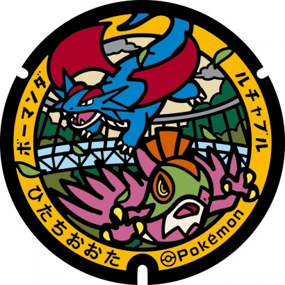 ibaraki pokelids pokemon manhole covers 2