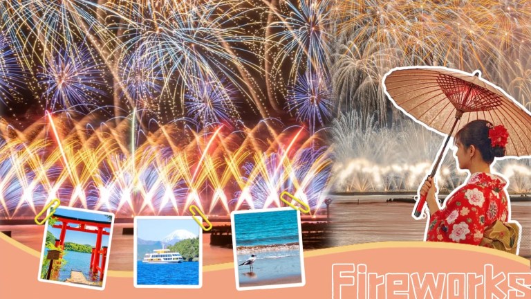 Hakone Atami Fireworks Festival: A Day of Lake Ashi Cruise, Hakone Shrine, and Fireworks from Tokyo