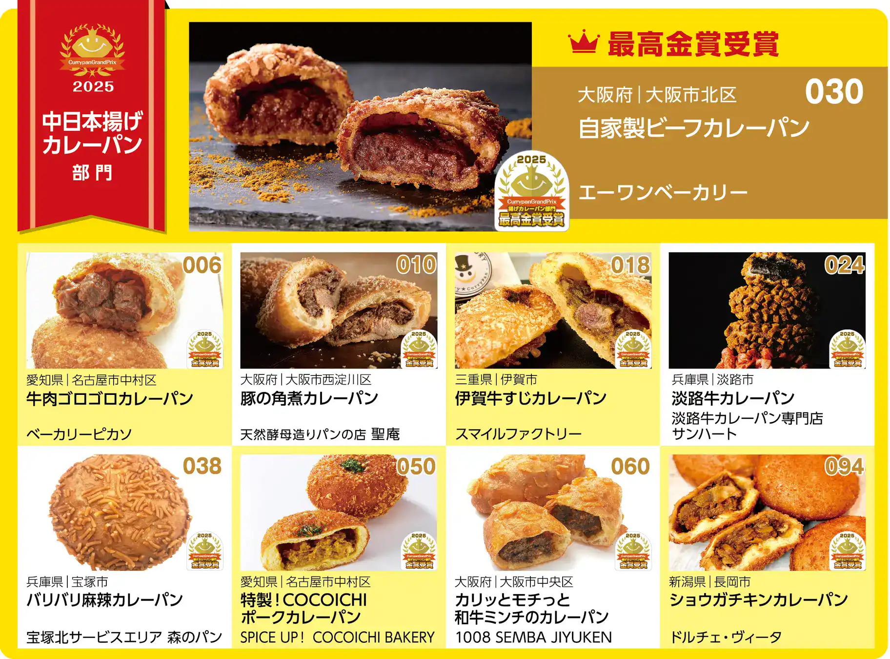 japan curry bread grand prix 2025 2