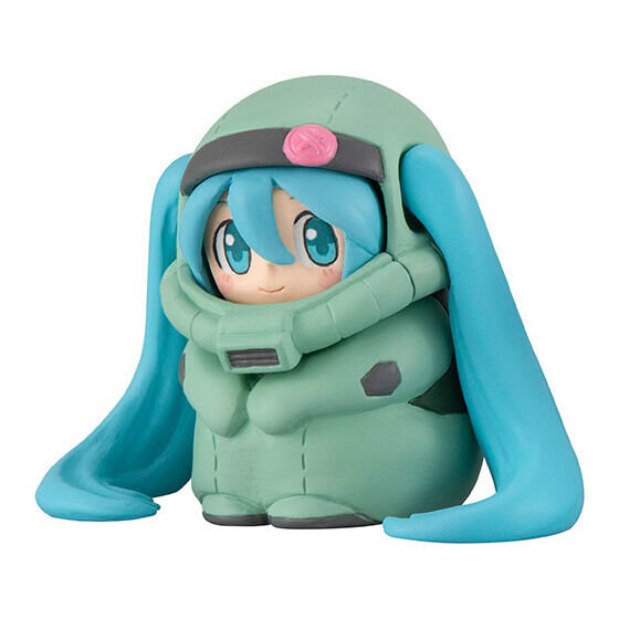 miku zaku gundam gashapon 3