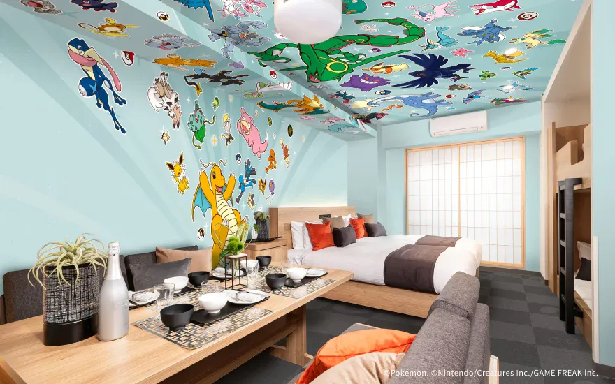 mimaru pokémon hotel room 8