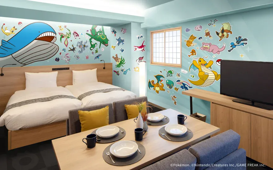 mimaru pokémon hotel room 9