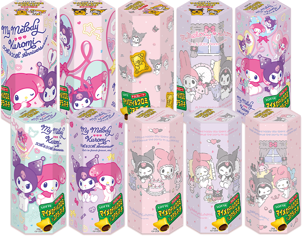 TM/KKコラボ　バラ売り可 Limited edition My Melody & Kuromi themed 