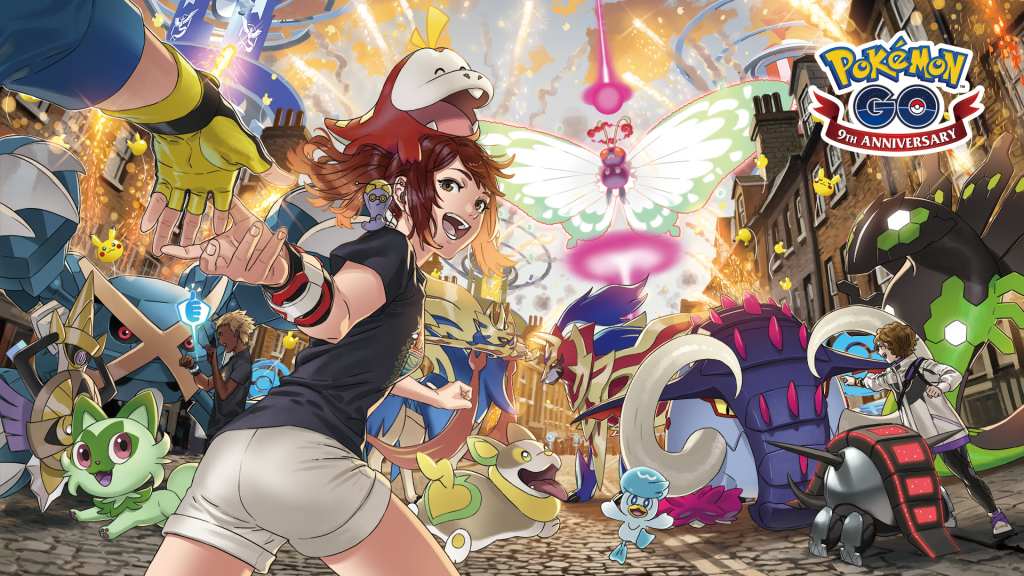 pokemon go 9th anniversary key art