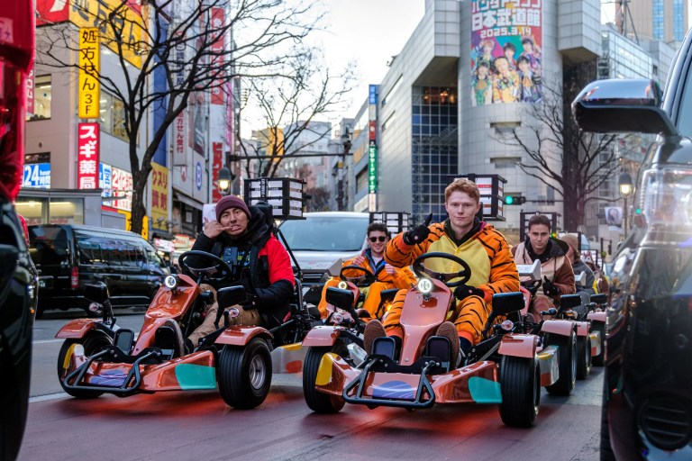 Tokyo Thrills: Go-Karting & Tower Views in Shibuya & Shinjuku