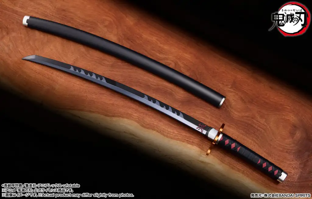 tanjiro proplica replica sword rengoku guard 4