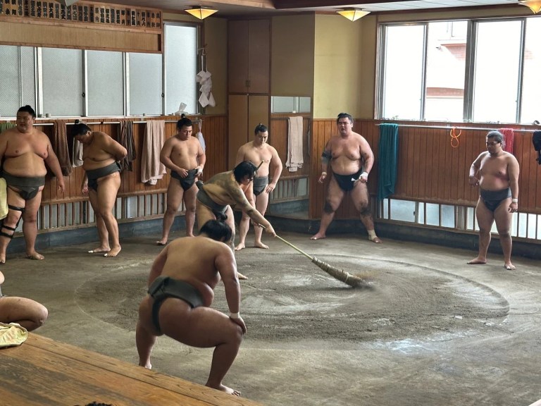 Sumo Morning Experience in Asakusa: Photos & Practice Tour