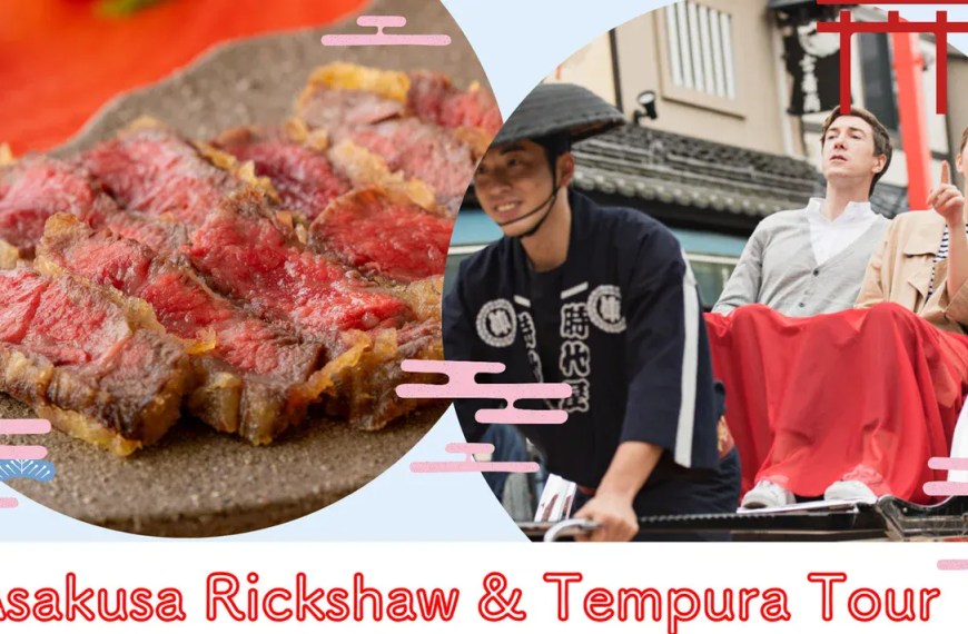 Asakusa Rickshaw Ride & Tempura Feast: A Private Tour Experience