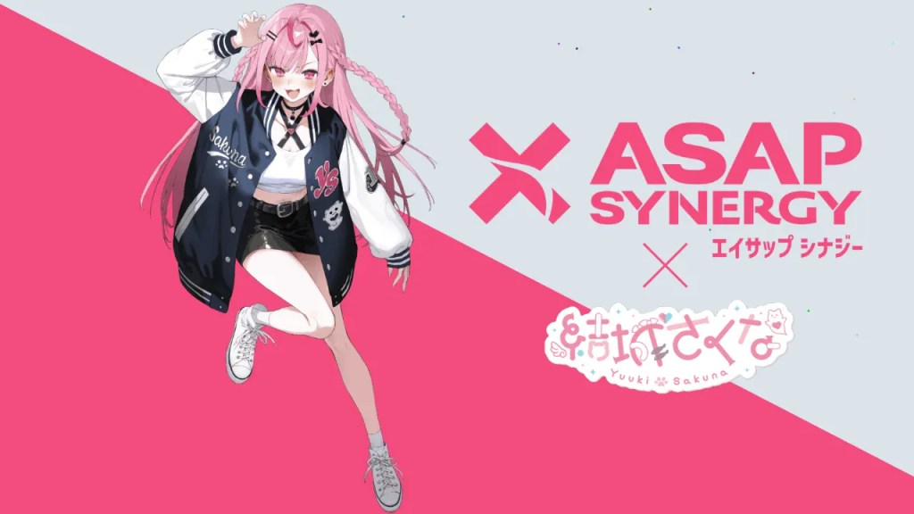VTuber Sakuna Yuki announces collaboration with synergy drink "ASAP"