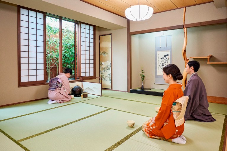 Experience a traditional Tea Ceremony with Kimono in Tokyo
