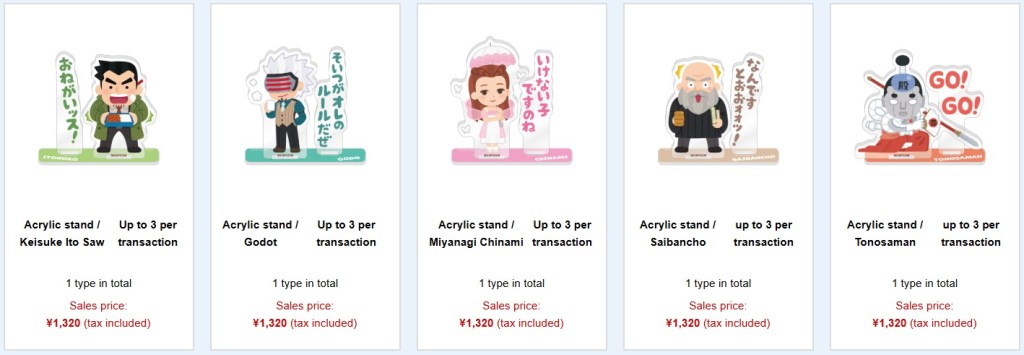 Ace Attorney x Loft pop up shop 2