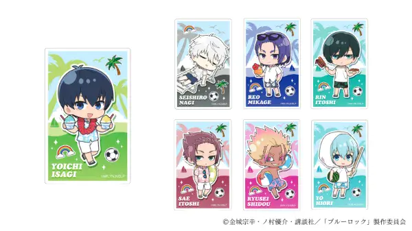 Blue Lock summer themed cafe 16