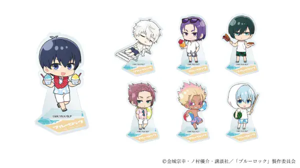 Blue Lock summer themed cafe 17