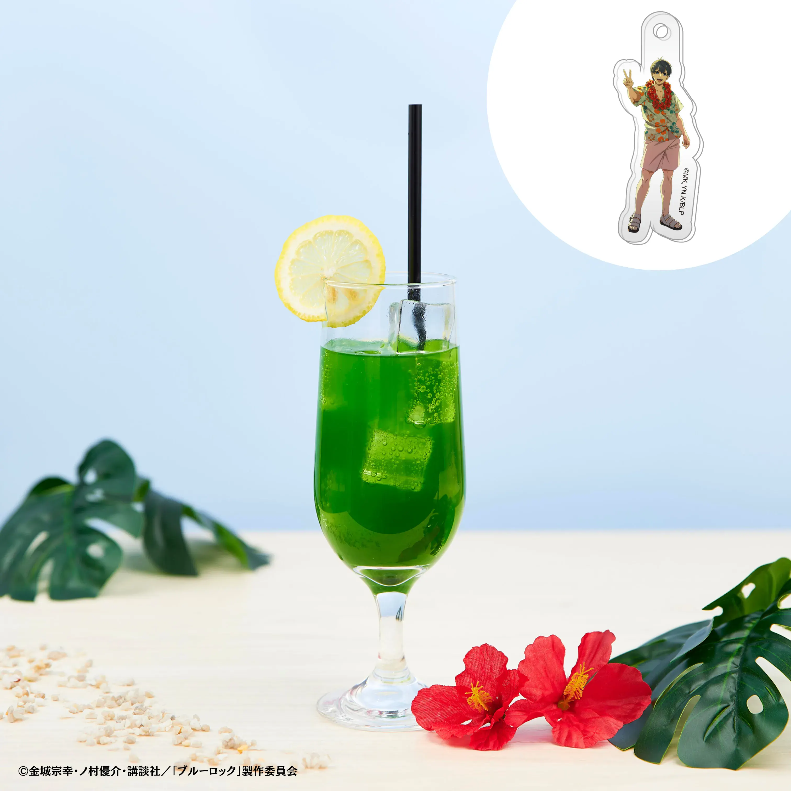 Blue Lock summer themed cafe 6