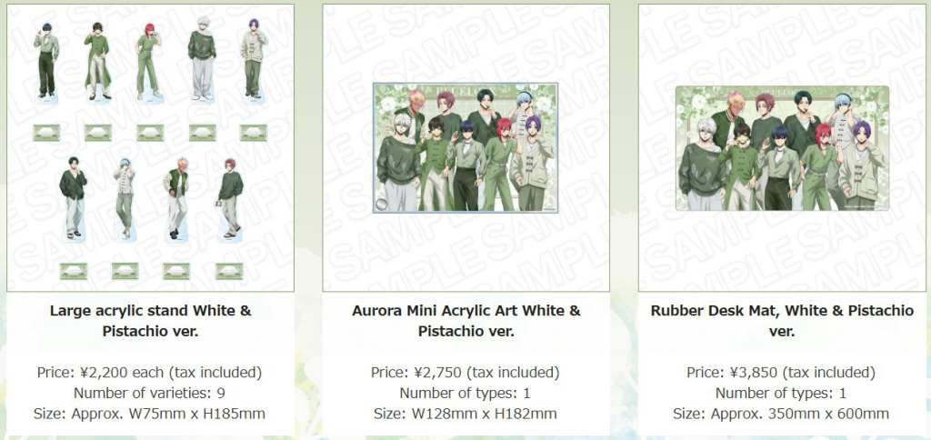 Blue lock green themed pop up shop 3