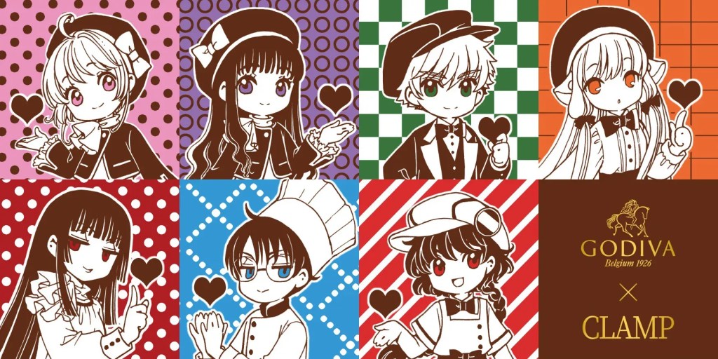 CLAMP x Godiva chocolate collab 1